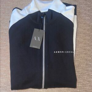 Armani Exchange Black and White Jacket